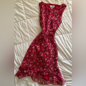 Donna Ricco Red Cherry Dress